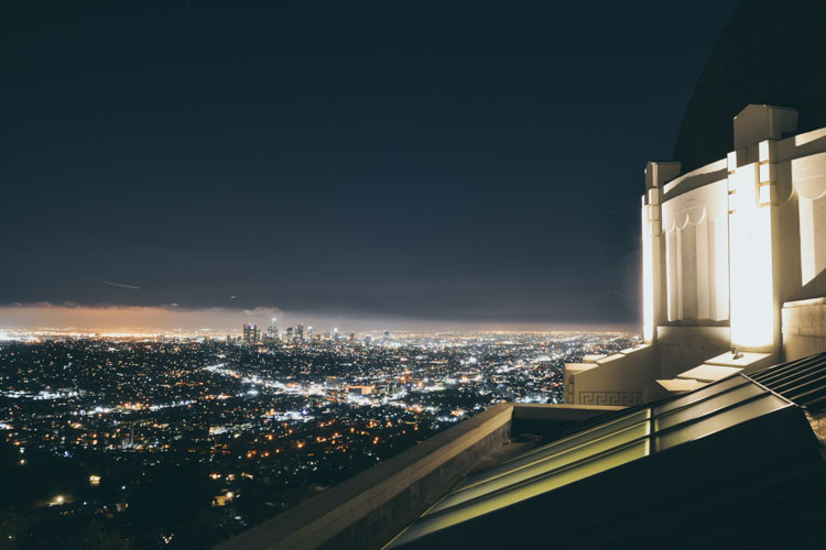 Night view of Los Angeles from Griffith Observatory