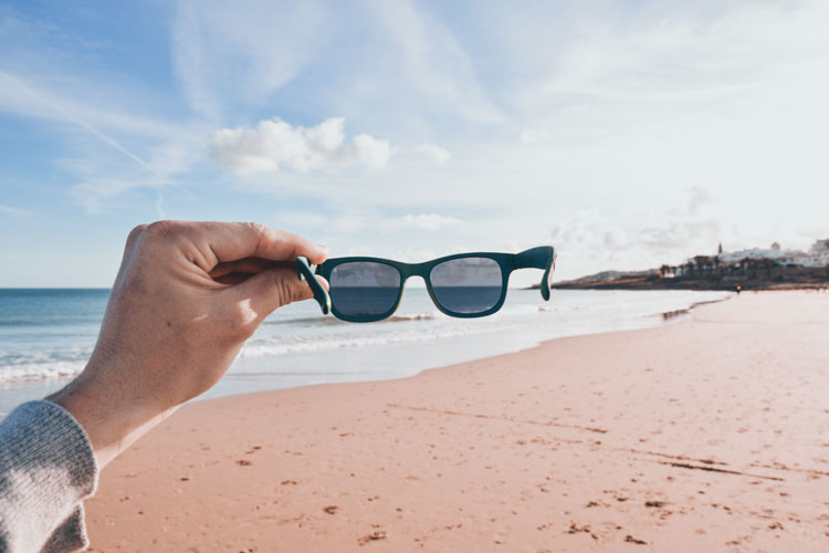 Sunglasses at Portugal beach
